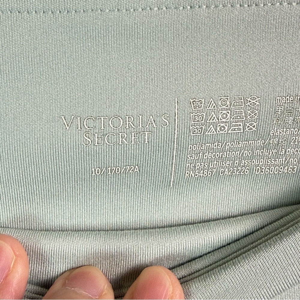 Victoria Secret Women Pastel Activewear Leggings Side Lattice Detail Mesh sz XS - Picture 6 of 14